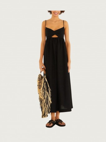 Vestido Cropped Pregas