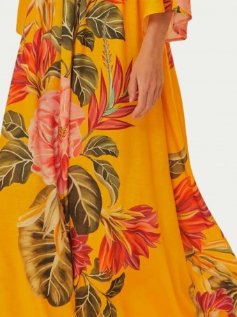 Vestido Longo Floral Solar