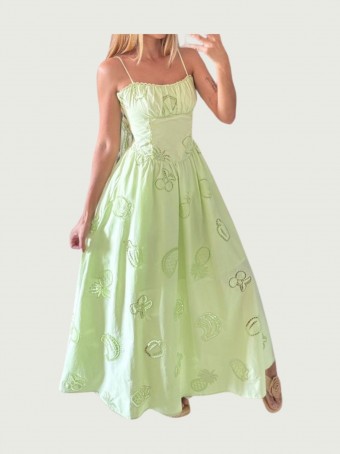 Vestido Longo Laise Buque