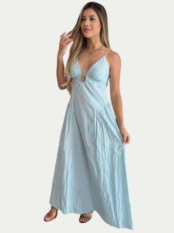 Vestido Farm Alcinhas Decote