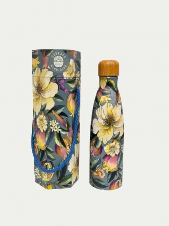 Garrafa Farm Glub Glub 500ML Romance em Flor Verde 