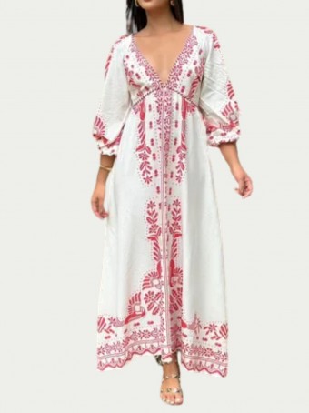Vestido Longo Relicário Tropical