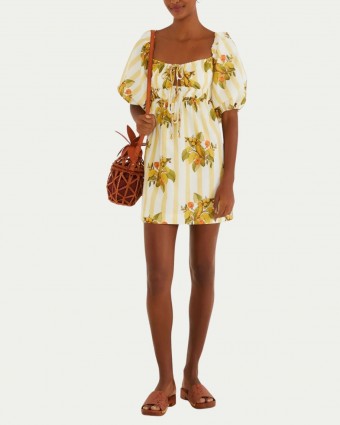 Vestido Farm Curto Pássaro Chic