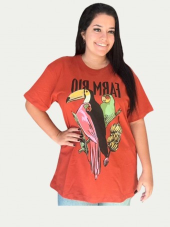 T-Shirt Média Pássaros