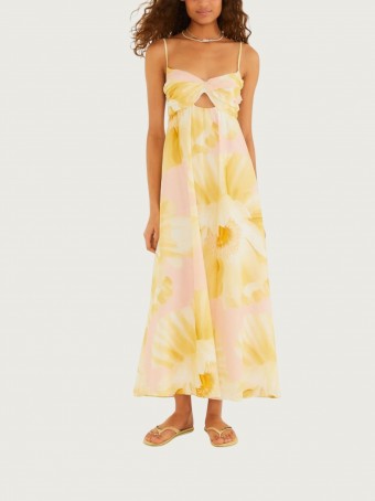 Vestido Longo Alça Festa de Papoula