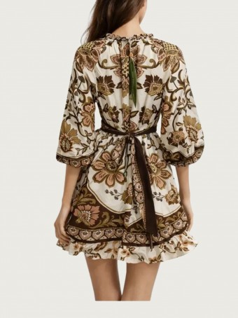 Vestido Curto Romance de Pássaro