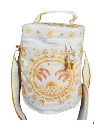 Cooler Farm 14L Farofa Praia Bahia Coqueiral Off White em Poliéster