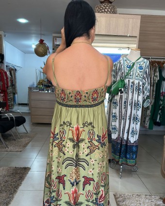 Vestido Farm Cropped Flor de Jardim E