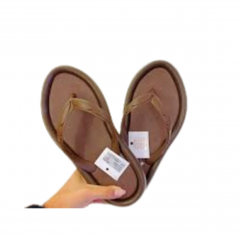 Sandalia Salto Rasteiro - Canoa Color - Marron