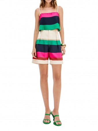 Bermuda Cintura Alta Estampada  G