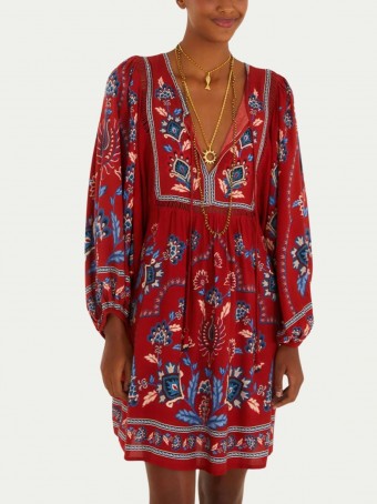 Vestido Curto Lenço Náutico