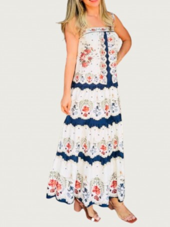 Vestido Cropped Floral Sereno