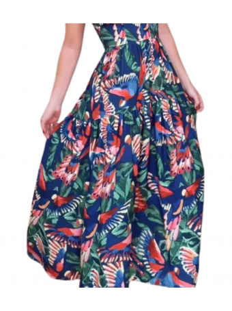 Vestido Cropped Vôo dos Pássaros