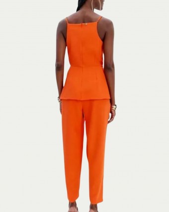 Macação Longo de Alças Rosa Lança Perfume