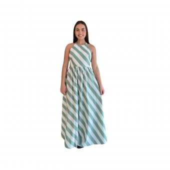 Vestido Frente Única Mistura de Listra