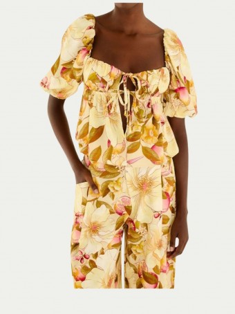 Blusa Romance de Flor