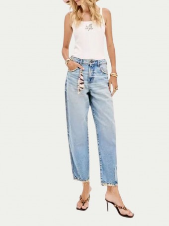 Calça Jeans Baggy Super High