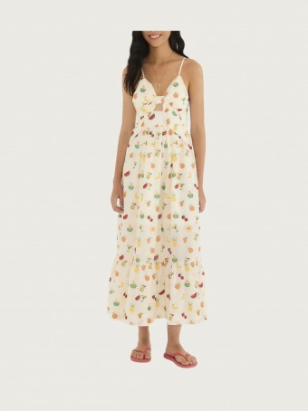 Vestido Laço Bordado Coquetel