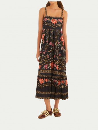 Vestido Midi Floral Belle E