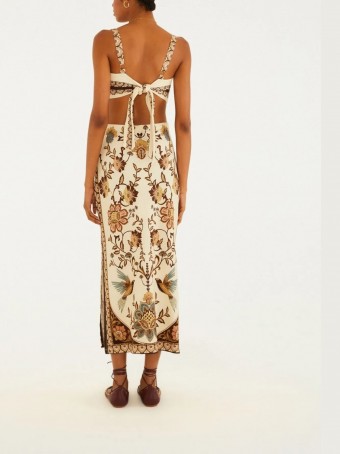 Vestido Midi Romance de Pássaro