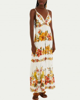 Vestido Farm Longo Bosque Chic
