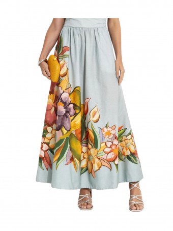 Vestido Folhagem de Inverno