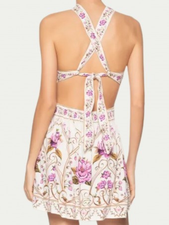 VESTIDO CURTO POESIA DE FLOR
