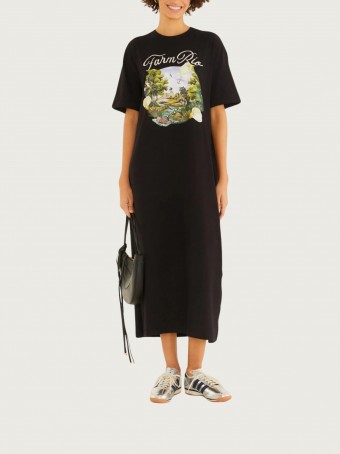 Vestido Midi Portal Paisagem do Campo