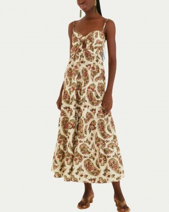Vestido Farm Marias Floral Raiana