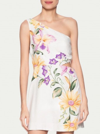 VESTIDO CURTO ORQUIDARIO