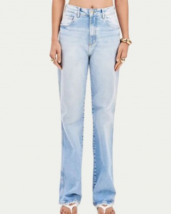 Calça Jeans Reta Super High