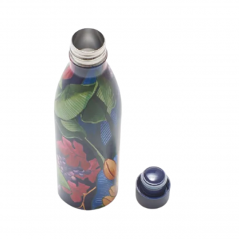 Garrafa Farm Glub Glub 750ML Banana Uva | Aço Inoxidável - Térmica