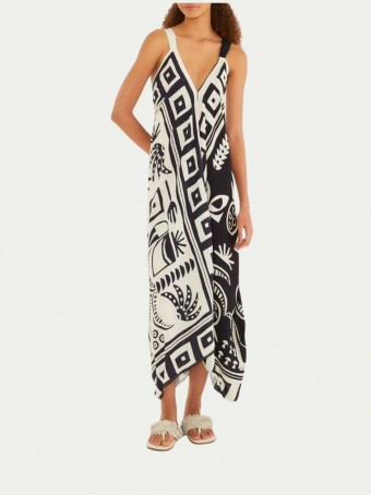 Vestido Cropped Lenço Tropicano