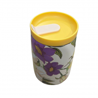Copo Farm Q Sede 450ML Pássaro em Flor