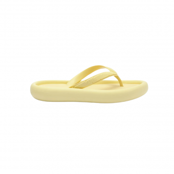 Sandalia Salto Rasteiro - Canoa Color - Banana
