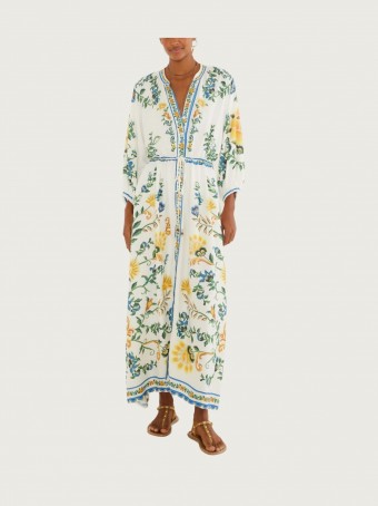 Vestido Cropped Floral Emília