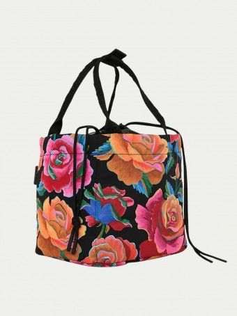 Necessaire Farm Ziriguidum Estudante Rosas Pintadas