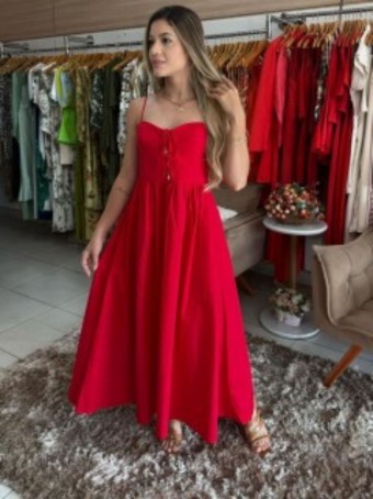 Vestido Corselet Alcinhas