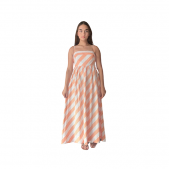 Vestido Alcinhas Mistura de Listra