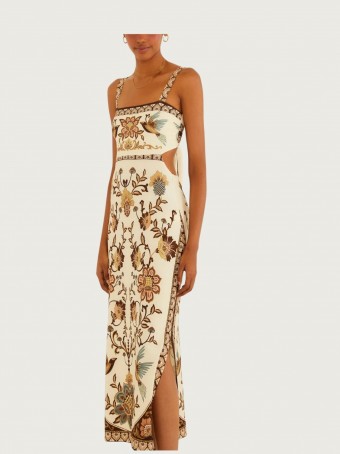 Vestido Midi Romance de Pássaro