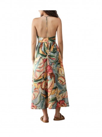 Vestido Folhagem de Inverno