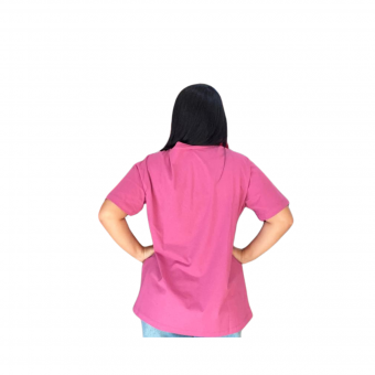 T-Shirt Media Rio -  Rosa Flamboya
