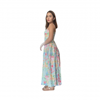 Vestido Canteiro de Passarinhos