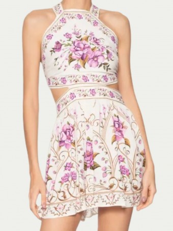VESTIDO CURTO POESIA DE FLOR