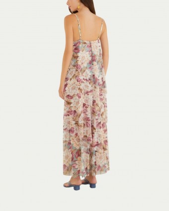 Vestido Farm Camcadas Tule Serena
