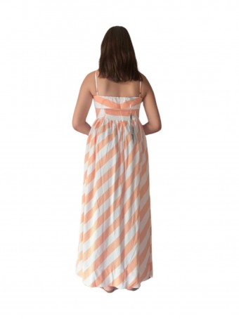 Vestido Alcinhas Mistura de Listra