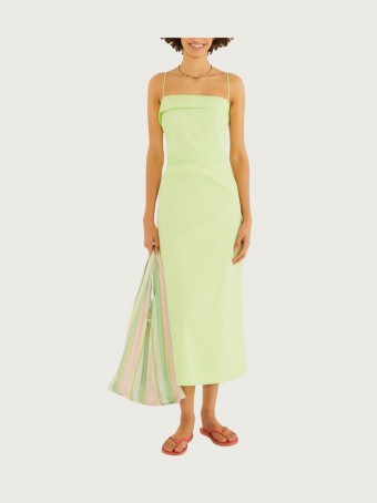 Vestido Alcinhas Reto