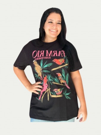 T-Shirt Média Pássaros