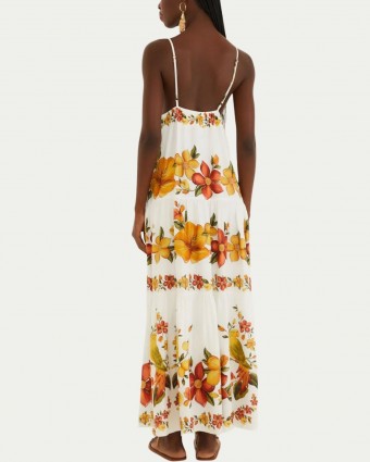 Vestido Farm Longo Bosque Chic