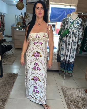 Vestido Farm Poesia de Flor